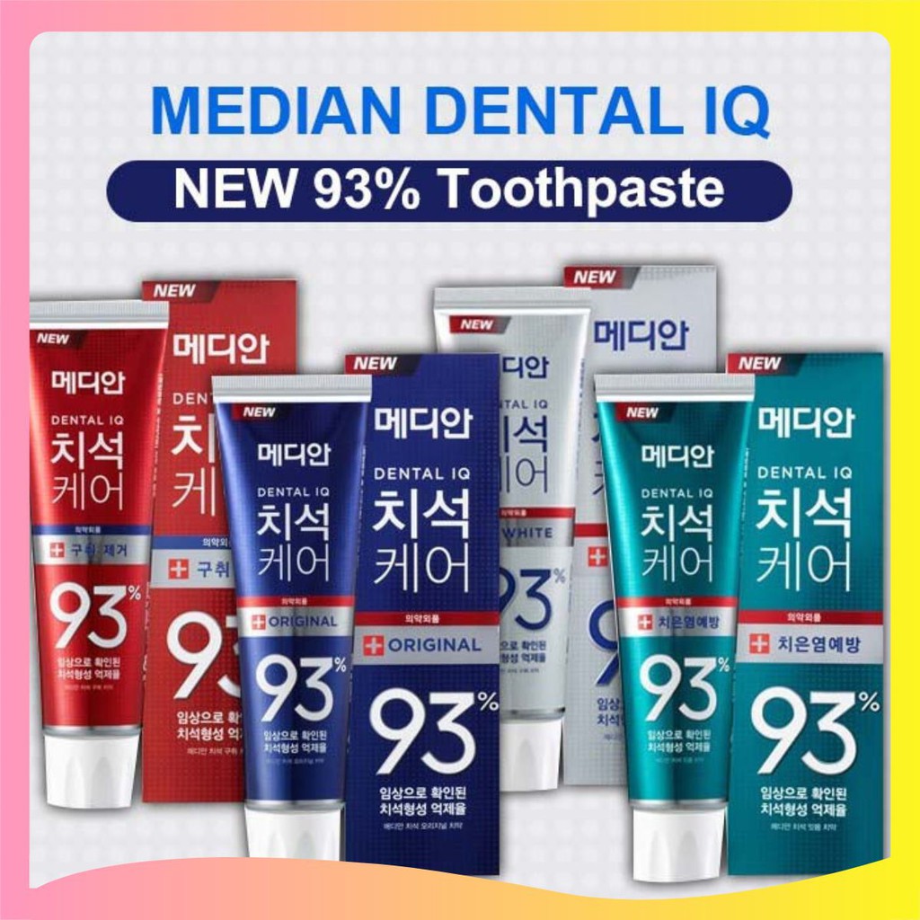 Kem đánh răng Median Dental Hàn Quốc 93%, sản phẩm tốt, chất lượng cao, cam kết như hình, an toàn cho người sử dụng