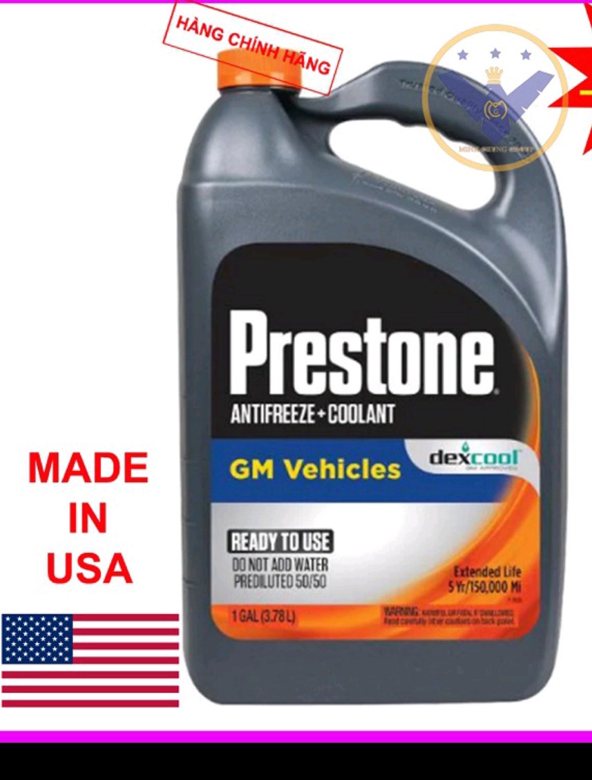 Nước làm mát động cơ PRESTONE DEX-COOL đỏ-cam (USA)