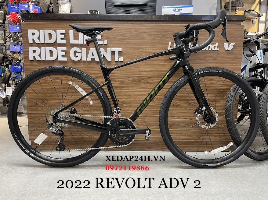 xe đạp thể thao đường trường GIANT REVOLT ADV 2 2022 -xe đạp dòng Gravel