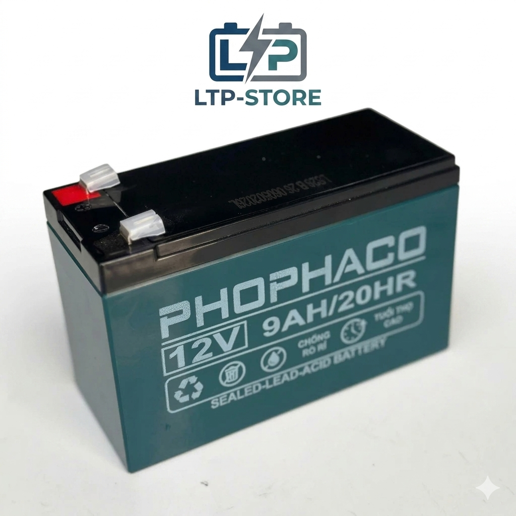 [New] Ac Q 12V – 9Ah/12Ah Battery for Electric Sprayers, Loudspeakers, Ups, Electric Vehicles (6 Months Warranty) Giá 315,000 Đồng*Miễn phí vận chuyển