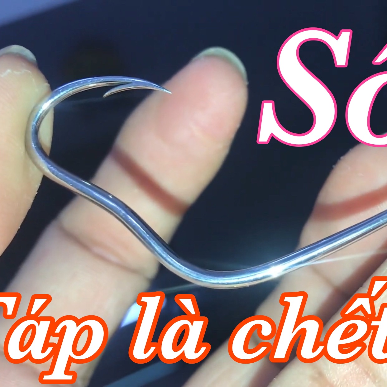 Lưỡi câu lure cá lóc mẫu số 3, cọng 2,4ly, dài 6 phân