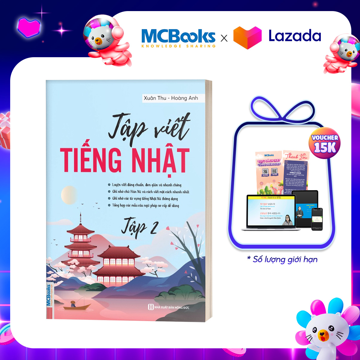 Combo Tập viết tiếng Nhật
