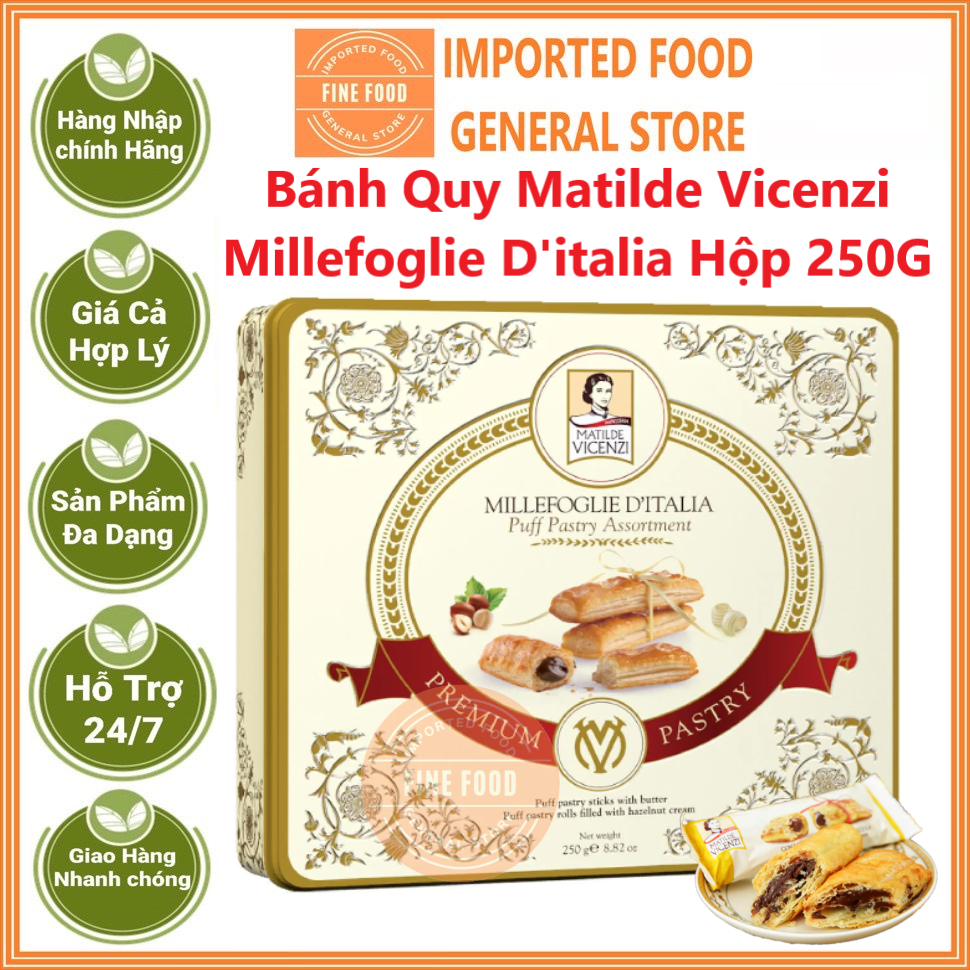 Bánh Quy Matilde Vicenzi Millefoglie D italia Hộp 250G