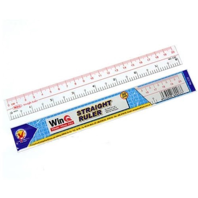 Combo 10 thước nhựa dẻo winq 20cm