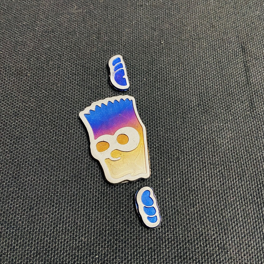 [HCM][XẢ LÁNG] TEM TITAN LOGO MẶT NGƯỜI SIMPSON KEO 3M SIÊU DÍNH TRANG TRÍ XE CAO CẤP (TITAN SIMPSON)