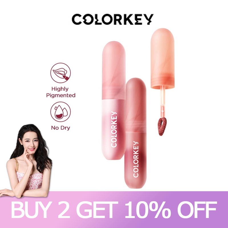 Son kem lì colorkey son bóng dạng lỏng không khô 2g