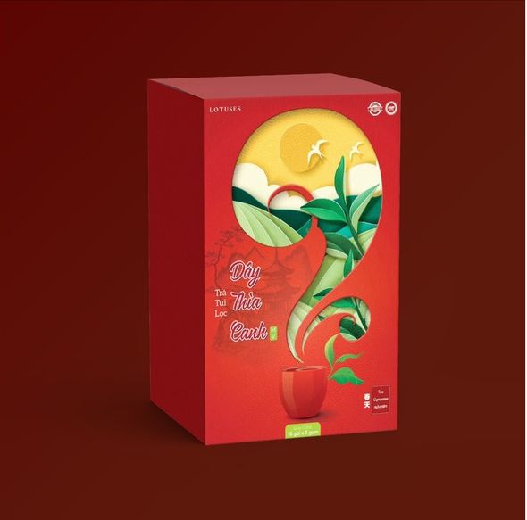 Trà thảo mộc dây thìa canh hộp 15 gói