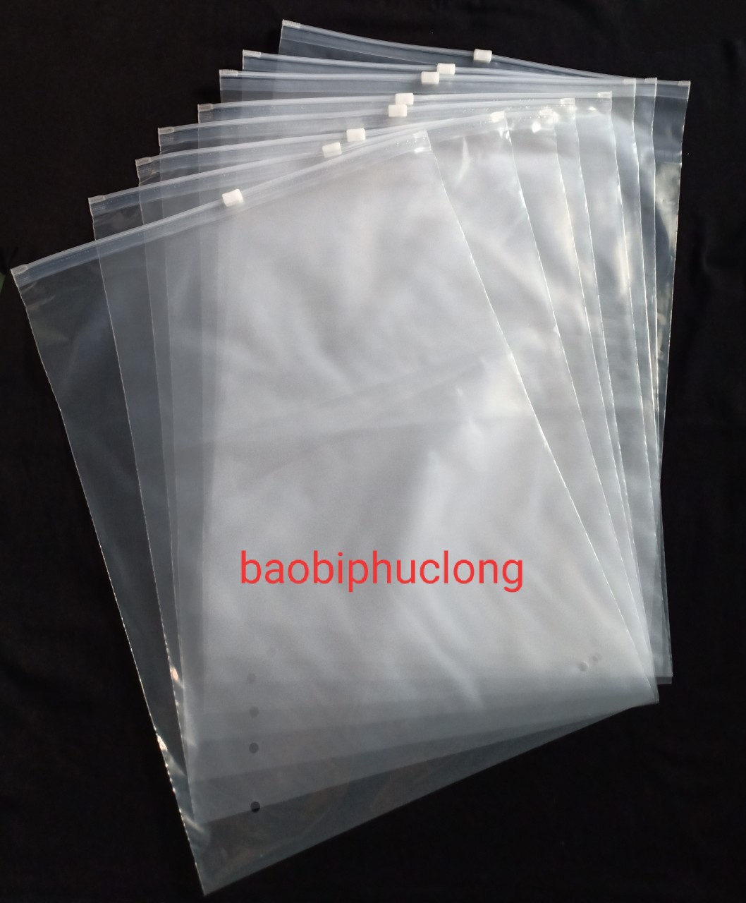 500gr Túi Zip có KHÓA kéo đựng quần áo, giày dép