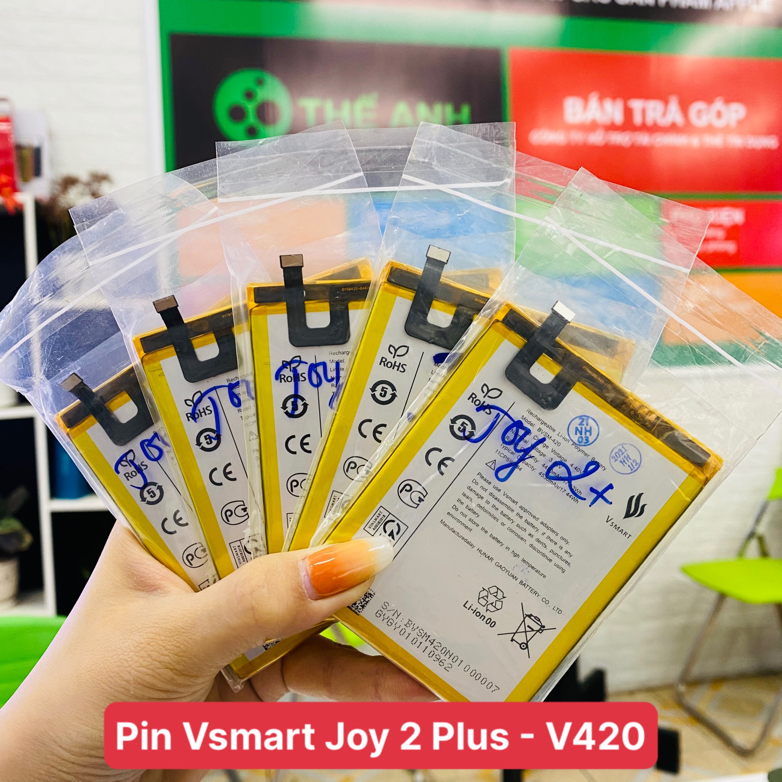 Pin thay thế điện thoại vsmart joy 2 +, joy 2 plus v420 bvsm-420