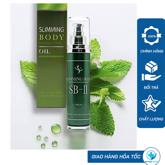 Tinh dầu slimming body 2 sb-ii 100ml chính hãng, kem tan mỡ slimming đai ủ nóng slimming body giúp giảm mỡ bụng cấp tốc