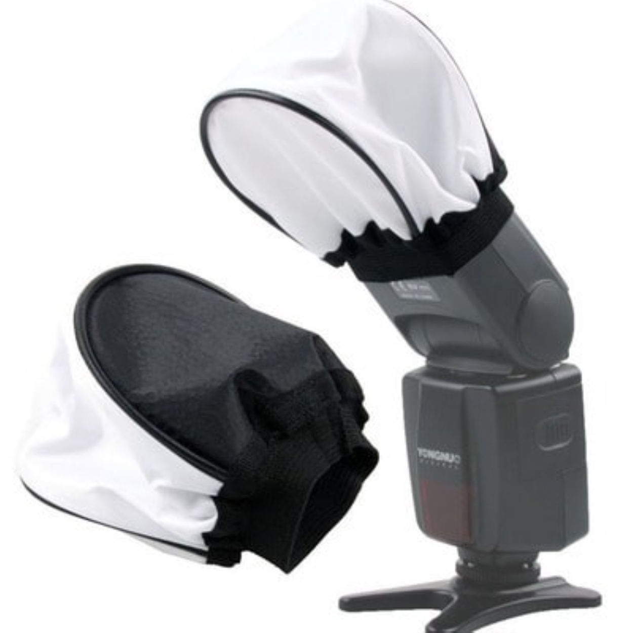 Phụ kiện đèn flash™▦℗ Tản sáng chụp đèn flash máy ảnh chất liệu vải phổ dụng cho tất cả các nhãn hiệu máy ảnh khuếch tán ánh sáng đều Chammart