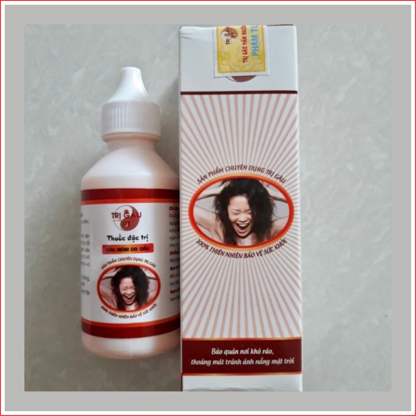 Dầu gội thảo dược gia truyền dùng cho gàu và nấm da đầu Phạm Tuân PT