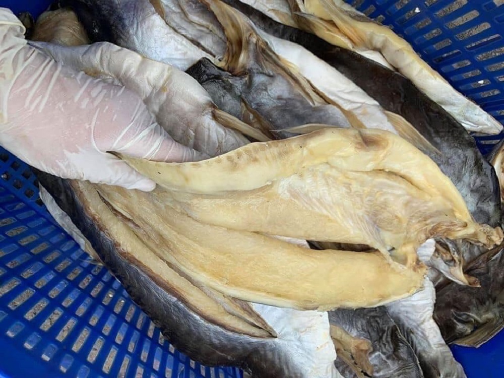 Hình ảnh cá dứa, khô cá dứa,  Khô cá tra phồng lạt an giang, Cá tra phồng đồng tháp - 500Gr kHÔ CÁ TRA PHỒNG đặc sản CHÂU ĐỐC.  vị lat vừa ăn.-500G