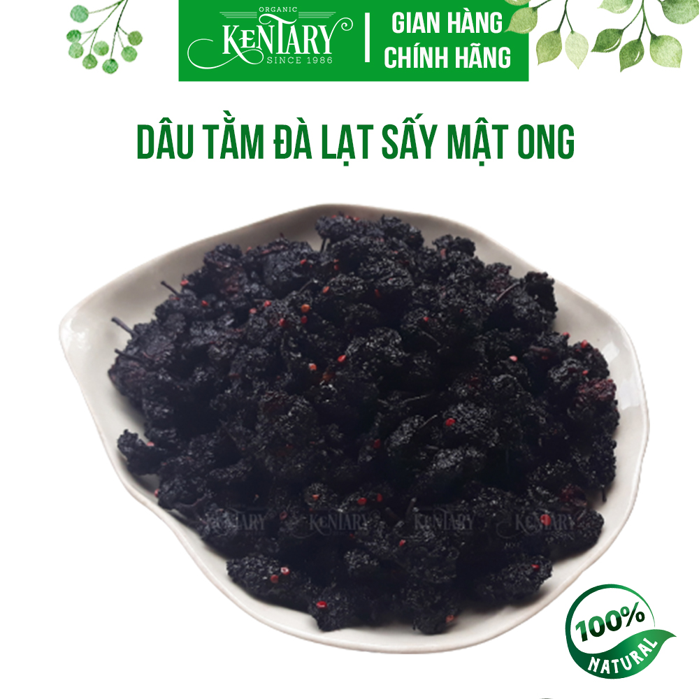 Dâu tằm sấy mật ong Kentary túi 80 gram, vị chua ngọt giúp giữ gìn nhan sắc, đẹp tóc, đẹp da, tốt cho xương, điều hòa khí huyết - thực phẩm healthy