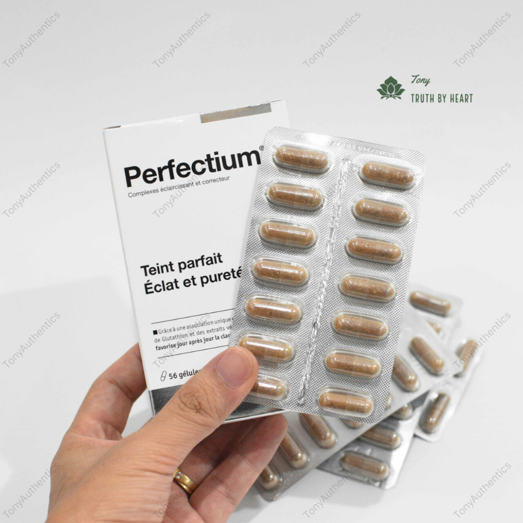 Viên trắng da, mờ nám NHCO Perfectium Teint Parfait Eclat et Purete 56v