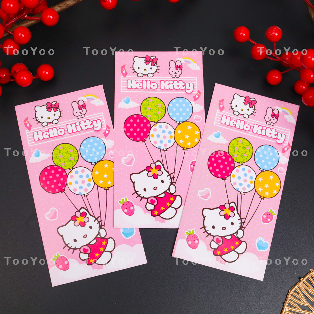 Set 10 bao lì xì hello kitty dễ thương cute tooyoo bk00527