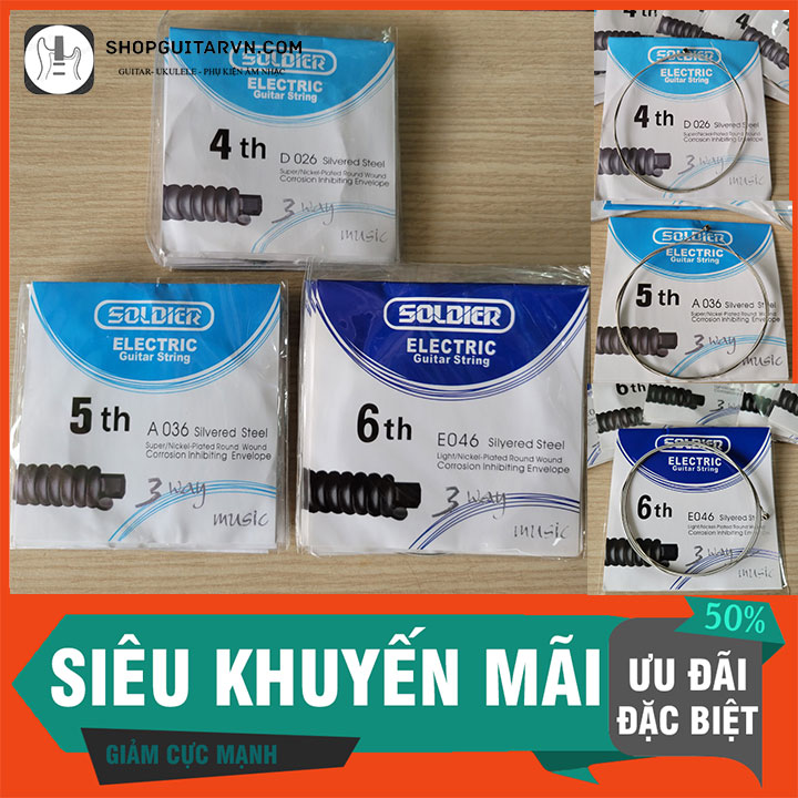 Dây đàn guitar điện phím lõm chính hãng , dây bền đẹp chính hãng tại ShopGuitarVn Store