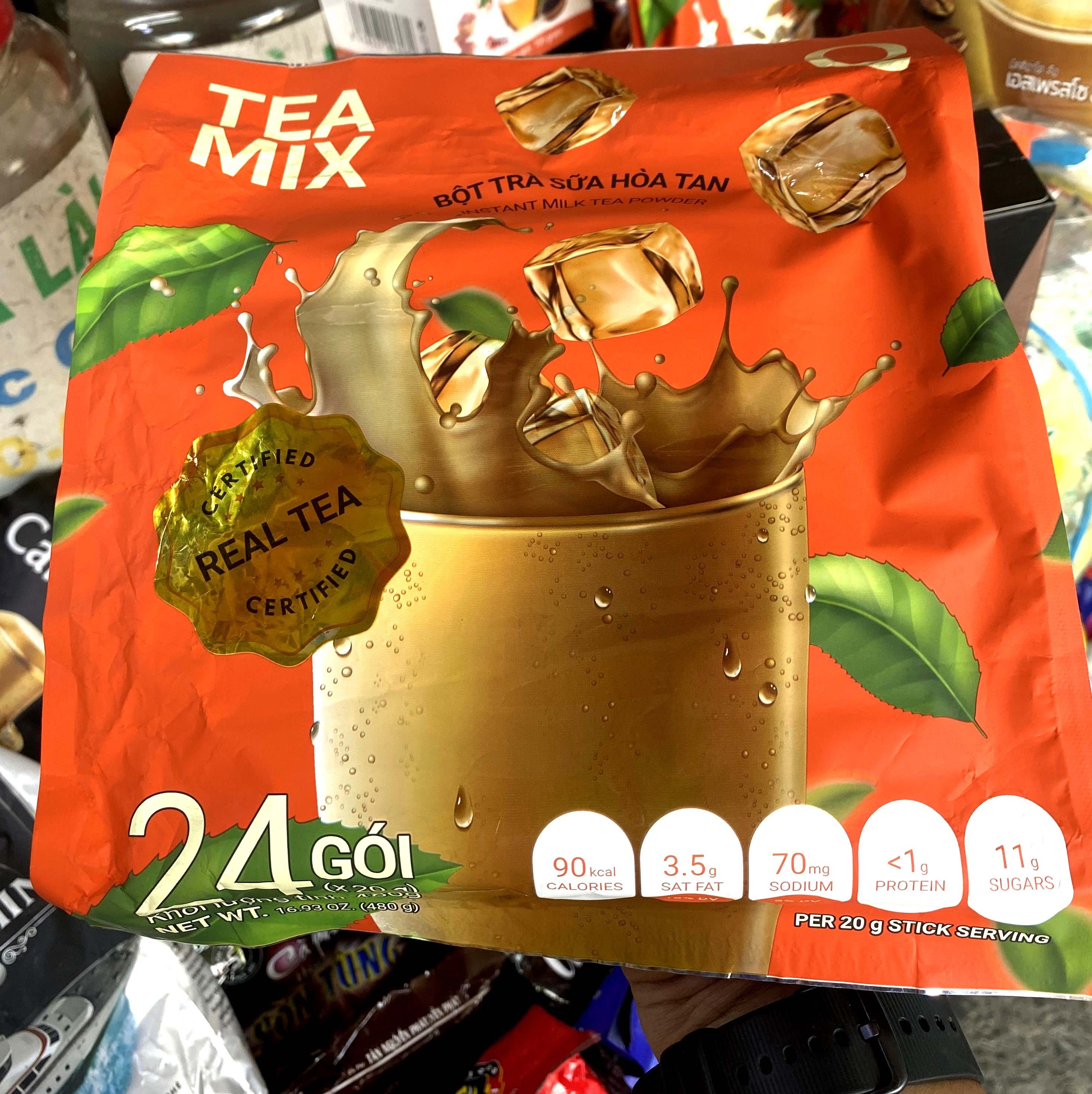 Bột trà sữa hòa tan trần quang 480g