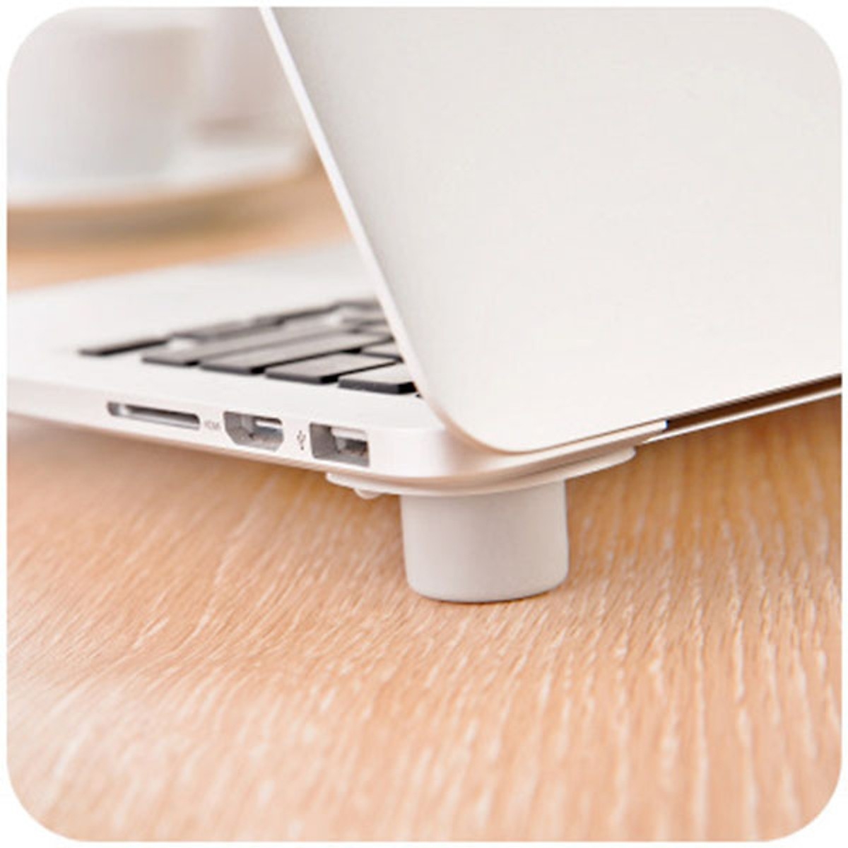 Bộ 4 chân kê tản nhiệt laptop bằng silicon, phụ kiện máy tính, đế tản nhiệt, (CKL04)