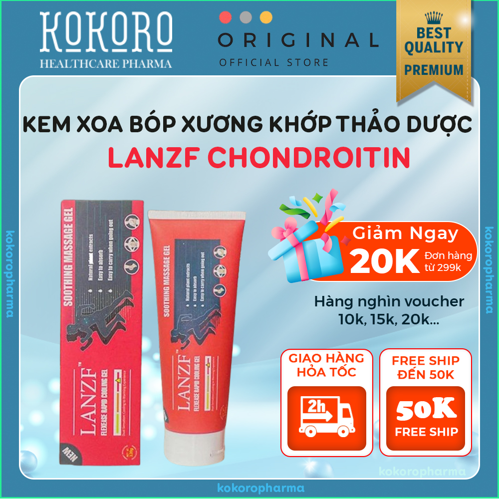 Kem Xoa Bóp Giảm Đau Xương Khớp LANZF CHONDROITIN – Gel Massage LANZF Phục Hồi Đau Xương Khớp, Thắt Lưng