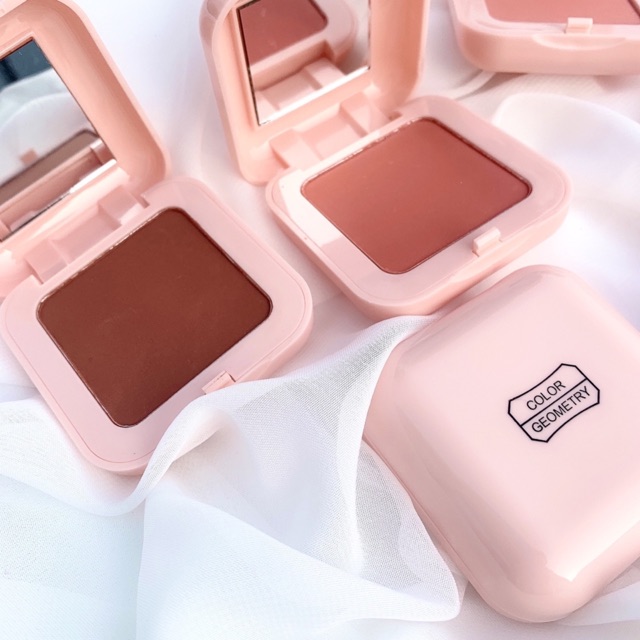 [HCM]Phấn má hồng đơn sắc Color Geometry - CAVALI - Tone màu cam và hồng dễ thương