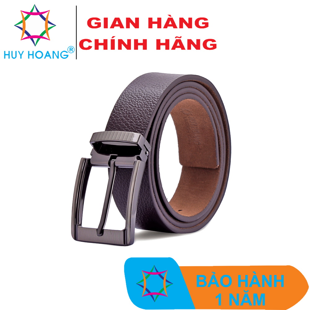 Th4121 - dây nịt nam lót nhung màu nâu