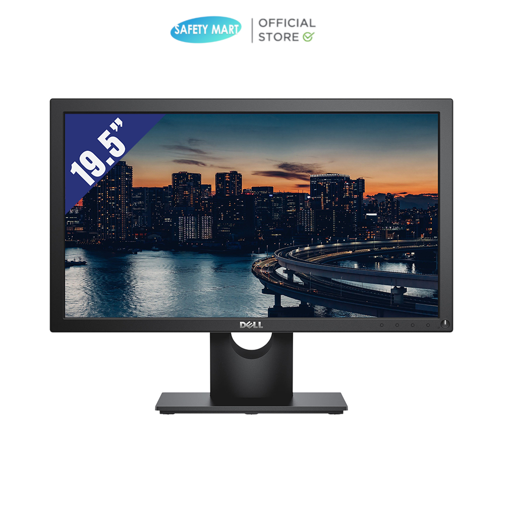 Màn hình máy tính dell 19.5-inch e2016hv - 1600x900; 5ms; 60hz; 200cd/m2; d-sub - hiển thị sắc nét đến từng chi tiết - bảo hành 36 tháng - hàng chính hãng safety mart official