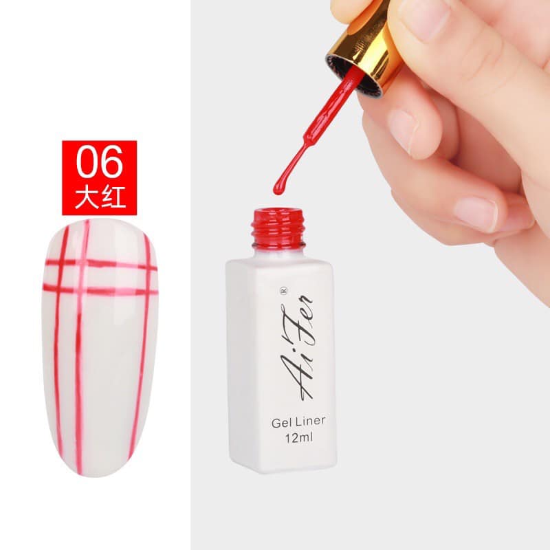 Cọ nét vẽ móng Aifer ( có chọn lẻ) - Chai 12ml