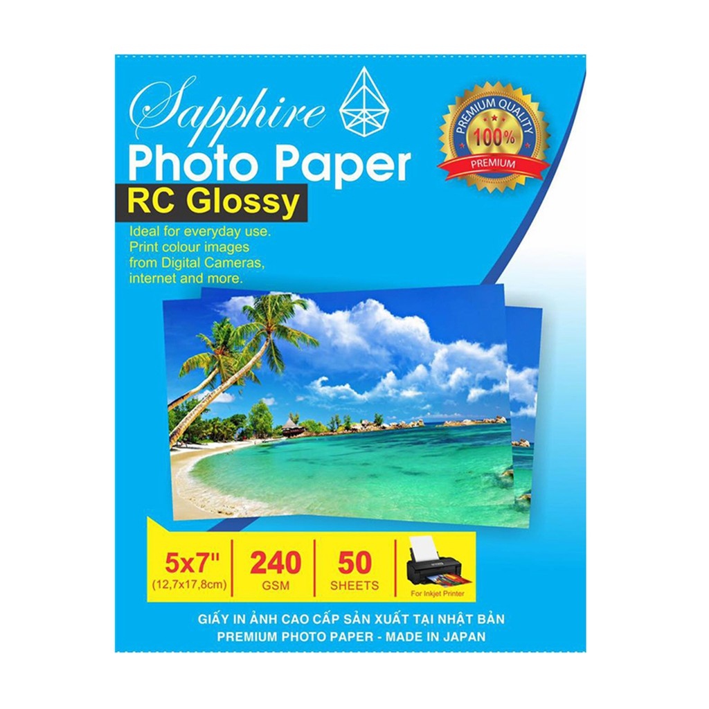 ๑✳ Giấy ảnh Japan SI 230g 13x18