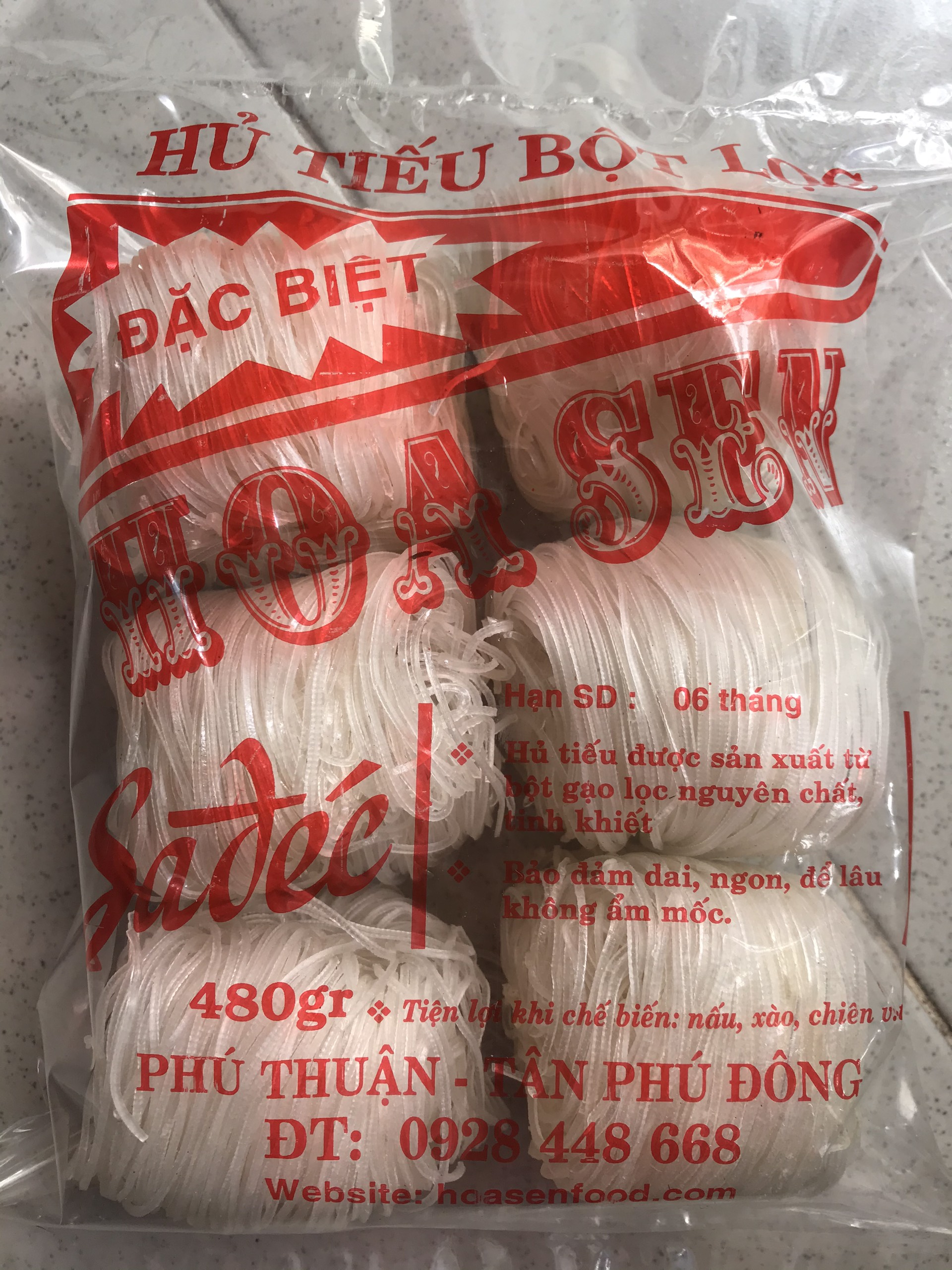 HỦ TIẾU SA ĐÉC KHÔ 1KG