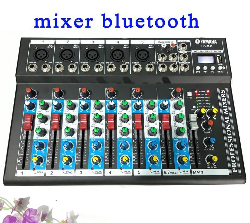 Mixer có bluetooth yamaha f7-mb - mixer có bluetooth