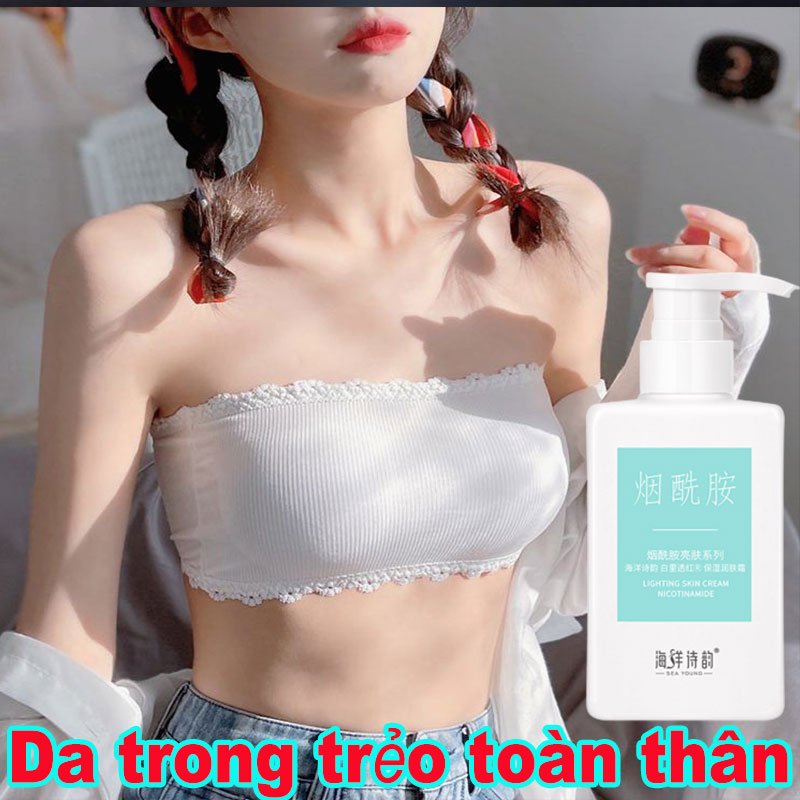 Sữa dưỡng thể,Dưỡng trắng nhanh,Kem dưỡng trắng cơ thể, kem dưỡng trắng cơ thể Niacinamide dưỡng ẩm da làm trắng da toàn thân không gây kích Làm trắng nhanh chóng, Sữa tắm làm trắng da Kem body siêu trắng kem body trắng da cấp tốc niacinamide chăm sóc cơ