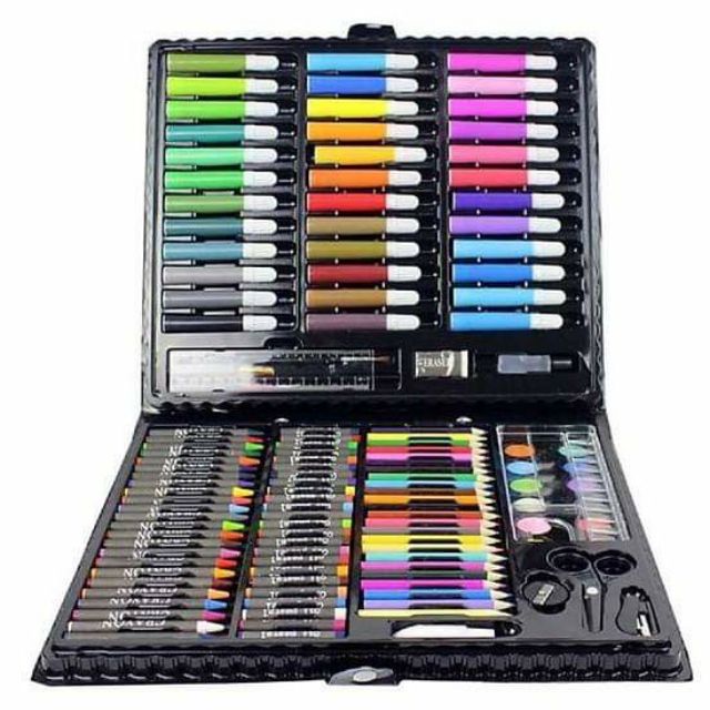 Bộ màu 150 chi tiết sáp dạ nước