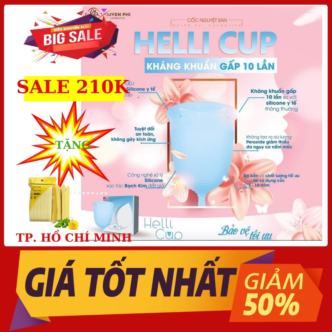 CỐC NGUYỆT SAN HUYỀN PHI [ MUA 1 TẶNG 1] . Tặng bông rửa Spa dâu rụng, kinh nguyệt, thoáng sạch, giữ gìn vệ sinh, không còn viêm nhiễm, sạch kinh, đựng kinh nguyệt,vệ sinh vùng kín.