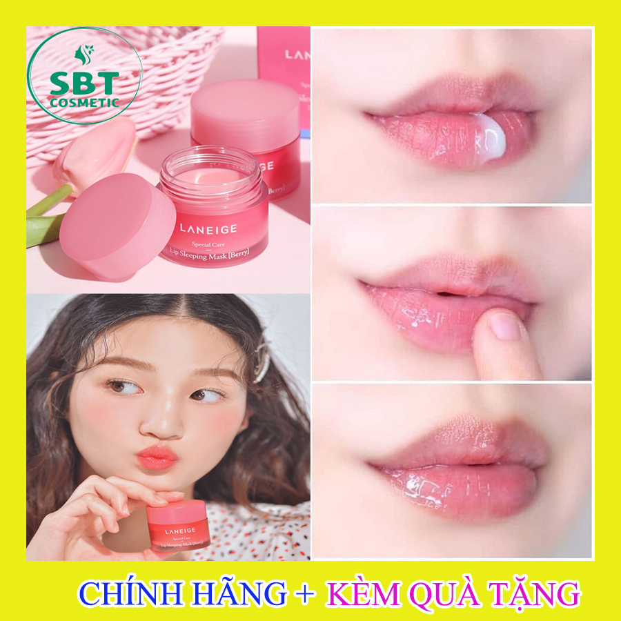 [HCM][CÓ QUÀ TẶNG] Mặt Nạ Ngủ Dưỡng Ẩm Môi Laneige Lip Sleeping Mask- Giúp Môi Căng Mọng Hồng Hào Ẩm Ướt (Minisize 3g)