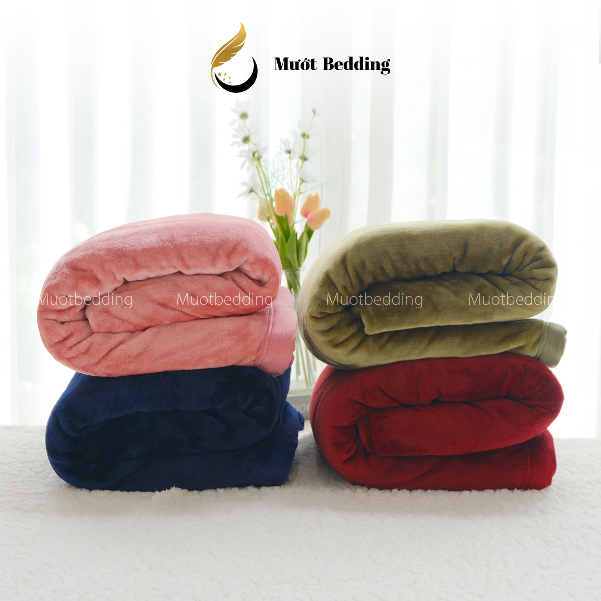 Chăn mền lông tuyết blanket, size 2mx2m3, nặng 1,5kg, mềm mại, êm ái