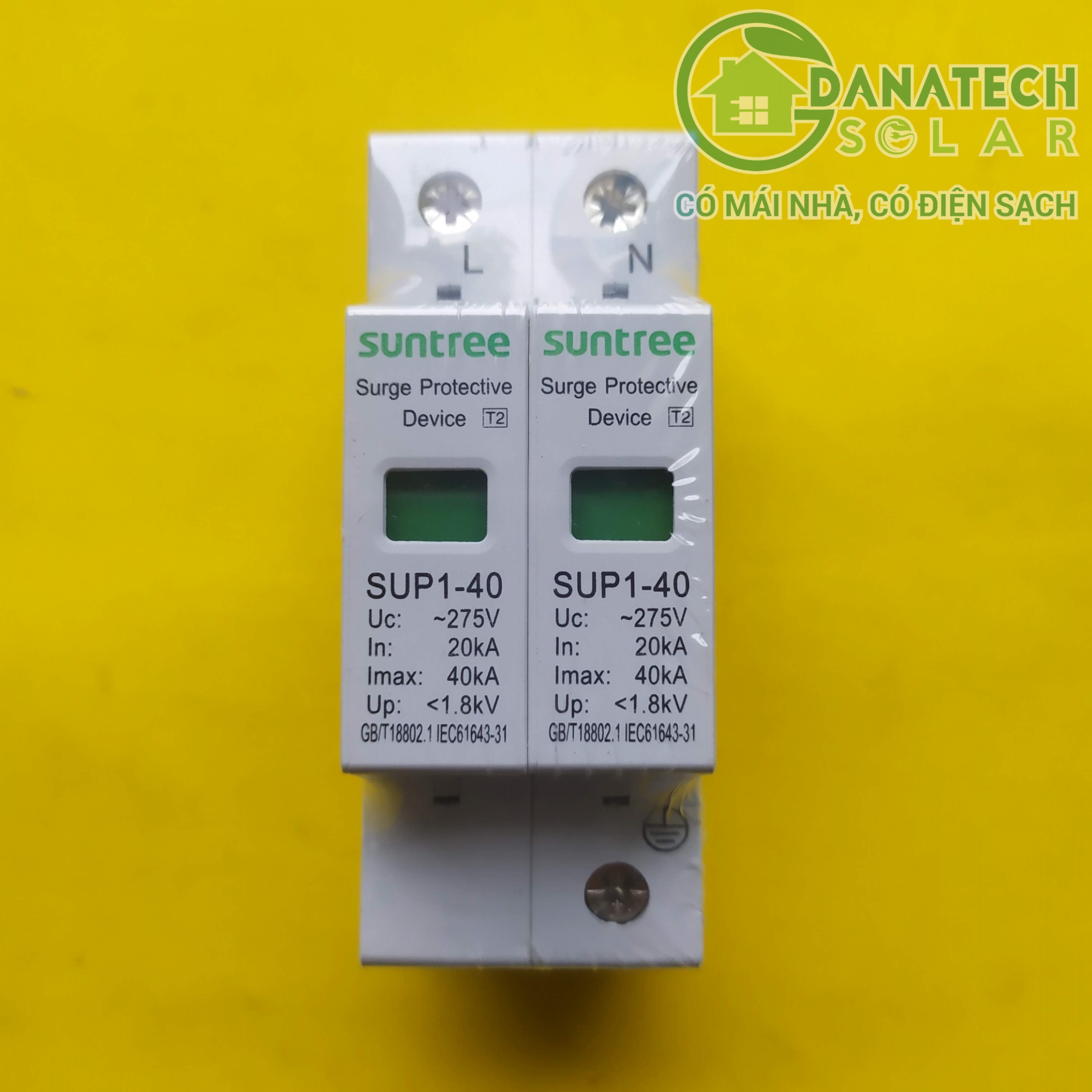 Thiết bị chống sét lan truyền suntree, ac 1 pha 2p 275vac, 3 pha 4p 385vac