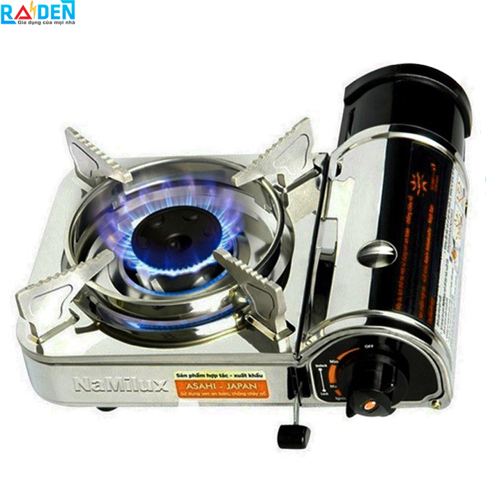 Bếp ga mini du lịch inox gọn nhẹ Namilux PS1711AS ( NA-170AS) tiết kiệm ga siêu nhỏ gọn