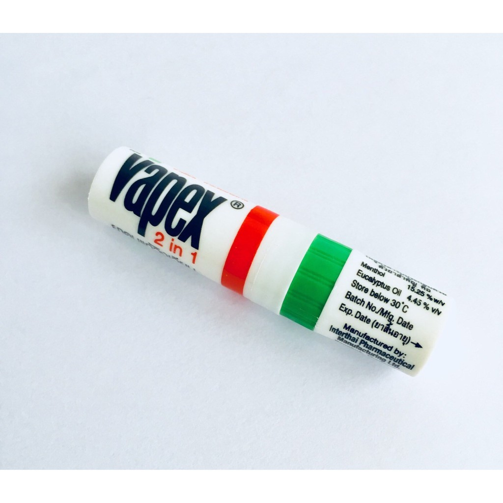 Ống hít thông mũi vapex thái lan 2ml