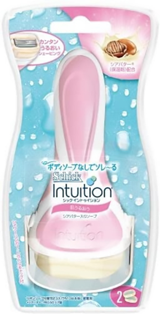 Dao cạo lông body lông chân, tay, nách 4 lớp dao Schick Intuition màu hồng cao cấp Nhật Bản - Hoàng Dung Japan Order