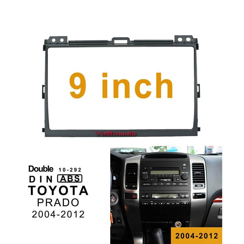 Mặt dưỡng lắp màn hình 9 in xe toyota prado 2004-2012