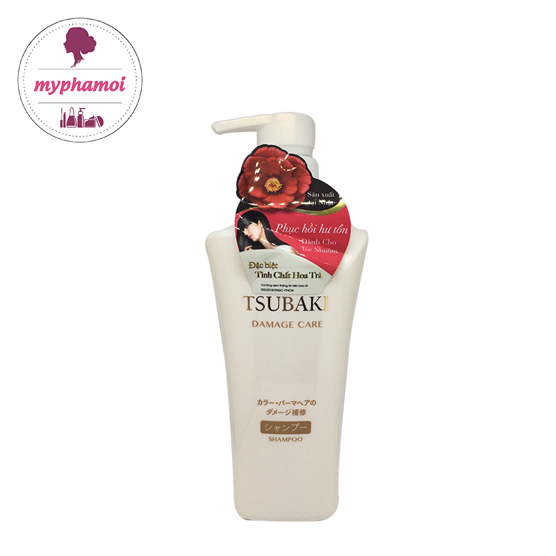Dầu gội đầu phục hồi tóc hư tổn tsubaki damage care 500ml