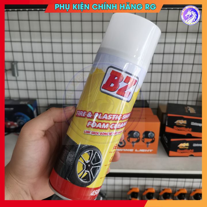 Chai xịt đánh bóng vỏ xe phục hồi nhựa nhám bz