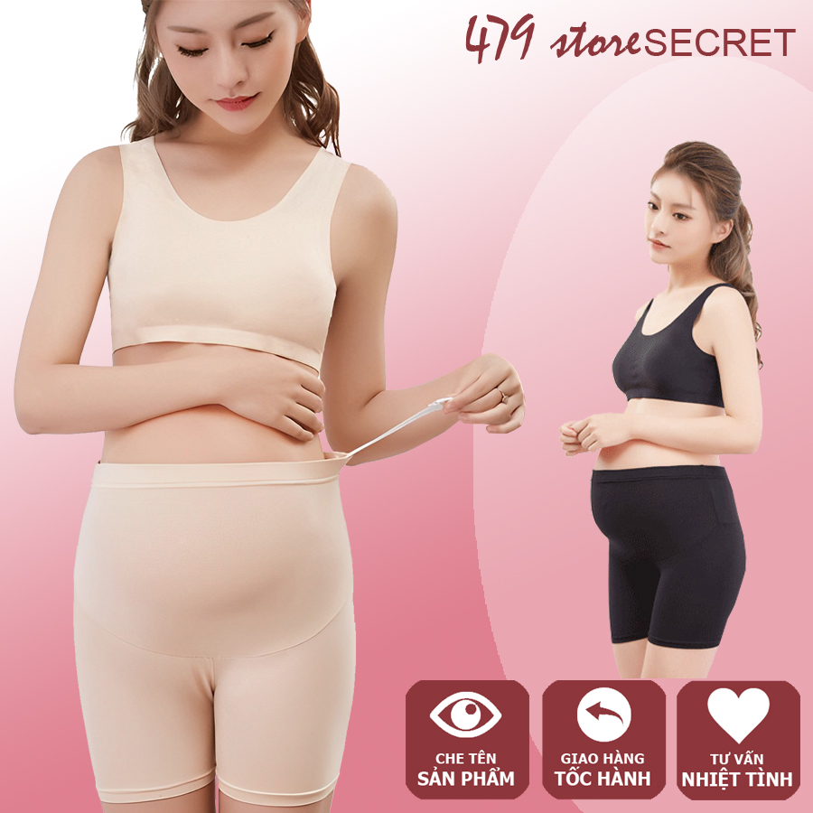 Quần Mặc Váy Bầu có chun điều chỉnh mềm mịn co giãn 4 chiều - QVB01