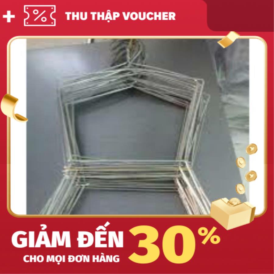 Combo 10 móc nhôm 2 tầng treo váy đầm trẻ em nhỏ