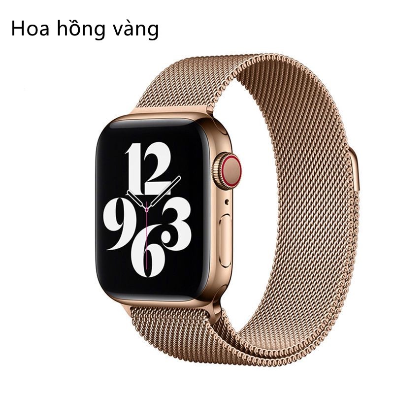 Dây Đeo Inox Milanese Cho Đồng Hồ Thông Minh Apple Watch 38 / 40 / 41mm 42 / 44 / 45mm 7 6 5 4 3 2 1 6 Se Series T500