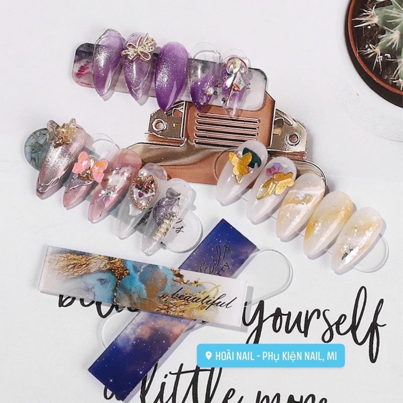 Thanh gắn móng mẫu galaxy phụ kiện nail