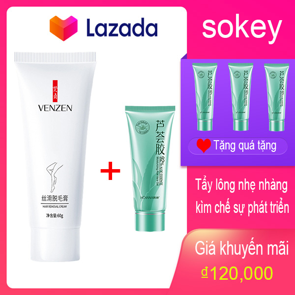 Kem Tẩy Lông Tẩy không đau Nhanh Chóng, Dịu Nhẹ tẩy lông sạch vĩnh viễn vùng chân, tay, nách và bikini