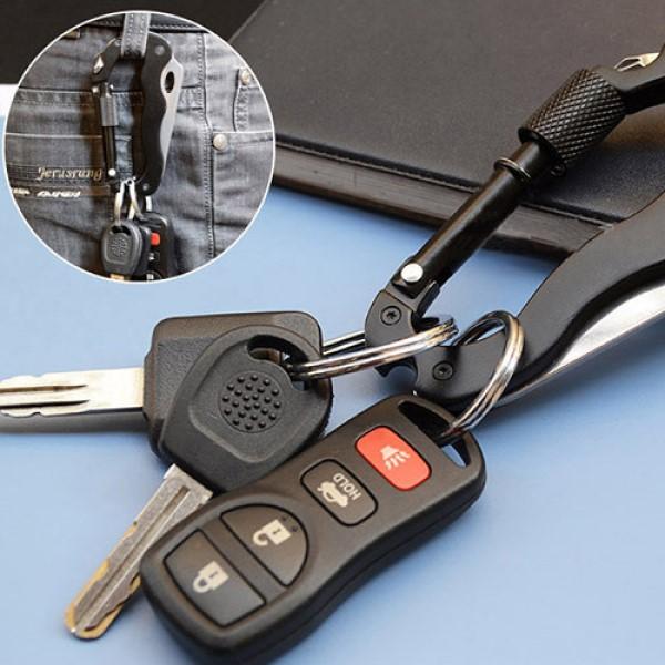 Móc khóa kiêm dụng cụ đa năng carabiner edc tool thái lan mck13