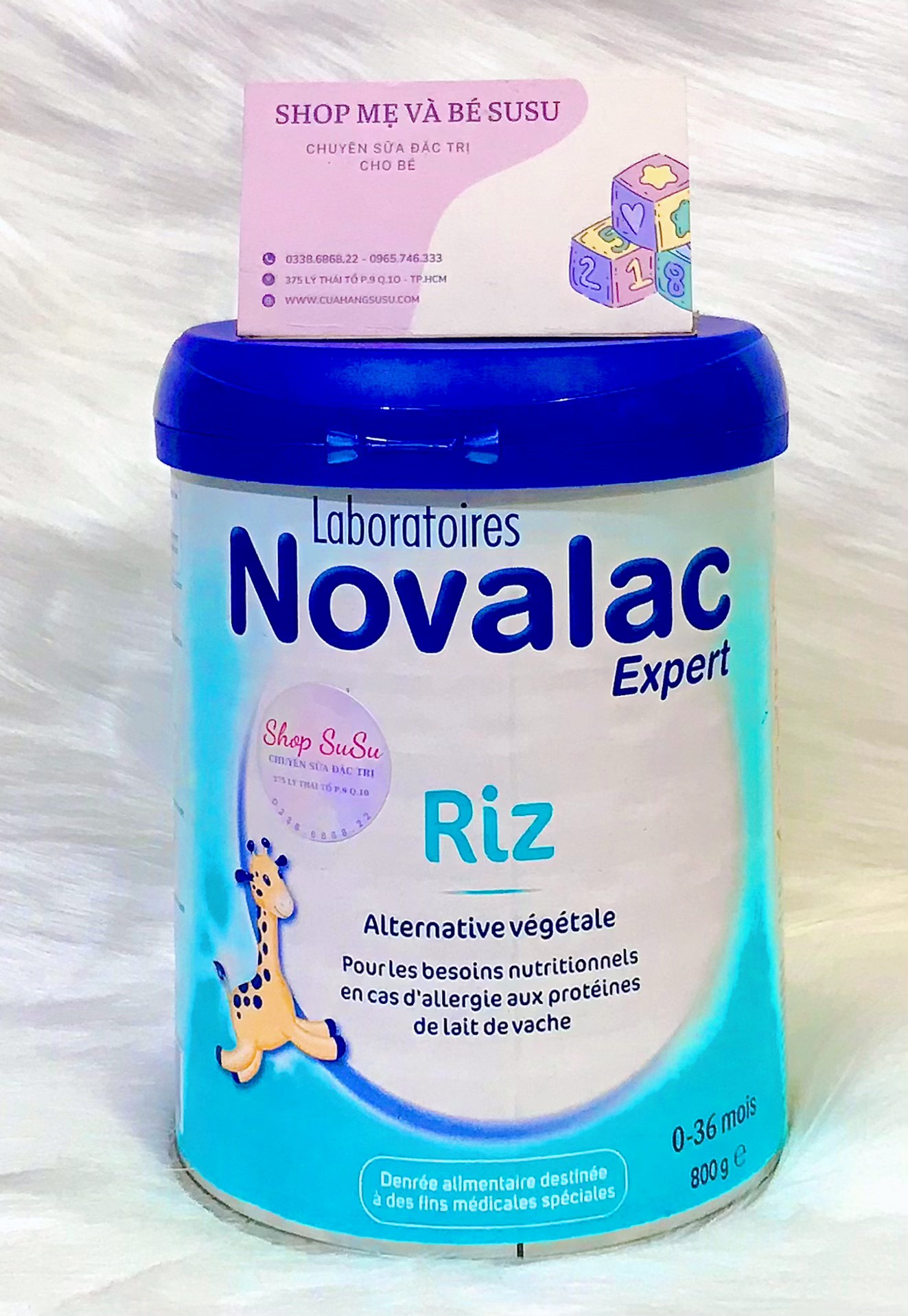 HÀNG AIR Sữa Novalac Riz của Pháp dành cho bé dị ứng đạm bò 800g